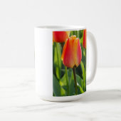 Oranje Tulip Foto Mok (Voorkant rechts)