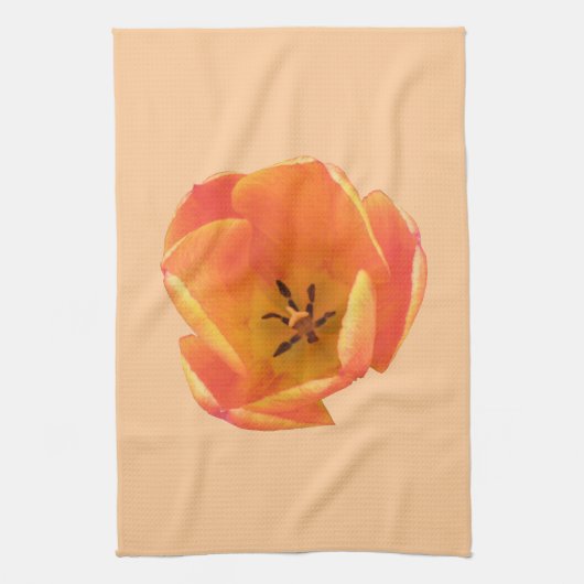 Oranje Tulip Kitchen Towel Theedoek (Verticaal)