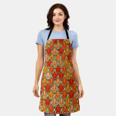 Oranje Tulp Field Schort (Gedragen)