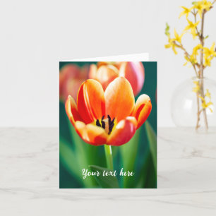 Oranje Tulp Kaart