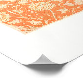 Oranje Tulp Poster (Hoek)