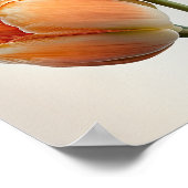 Oranje Tulpen Bloemenkunst Print Poster (Hoek)