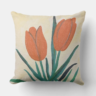 Oranje Tulpen Kussen