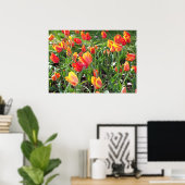 Oranje Tulpen Poster (Thuiskantoor)
