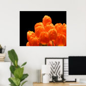 Oranje Tulpen Poster (Thuiskantoor)