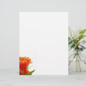 Oranje Tulps Letterhead (Staand voorkant)