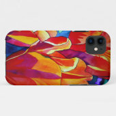 Oranje Tulps waterverf kunstbloem Case-Mate iPhone Case (Achterkant (horizontaal))