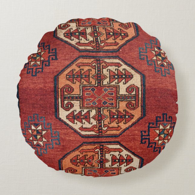 Oranje Turkestan-medailles  Rond Kussen (Voorkant)