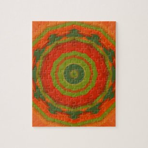 Oranje Twirl Legpuzzel