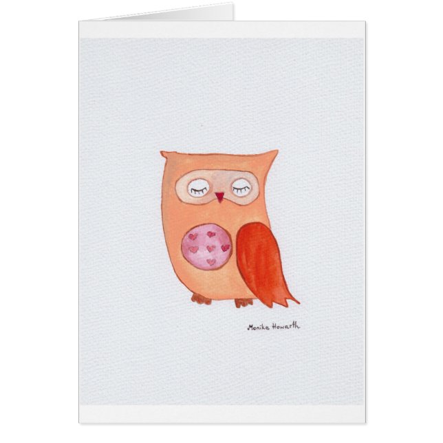 Oranje uil (Voorkant)