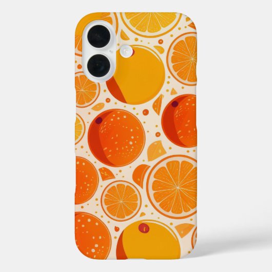 Oranje Uitbarsting Case-Mate iPhone Case (Achterkant)