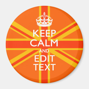 Oranje Unievaartuig Britse vlag Swag Magneet