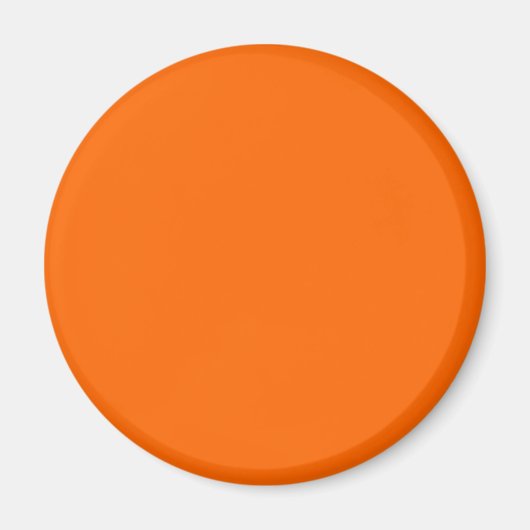 Oranje vaste kleur magneet (Voorkant)