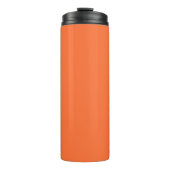 Oranje vaste kleuren verbranden thermosbeker (Voorkant)