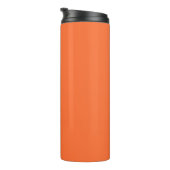 Oranje vaste kleuren verbranden thermosbeker (Geroteerd rechts)
