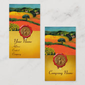 ORANJE VELDEN, HONIJN RODE WAXSEAL, BEEKEEPER VISITEKAARTJE (Voorkant / Achterkant)