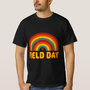 oranje veldspelletjes voor volwassenen t-shirt