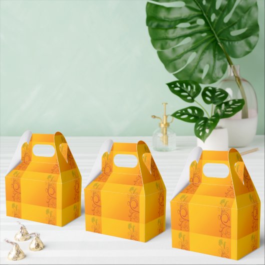 Oranje ventilator bedankdoosjes (Meervoudige)