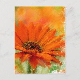 Oranje ventilator briefkaart