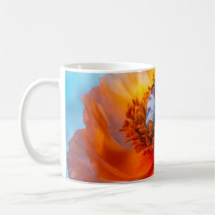 Oranje ventilator koffiemok
