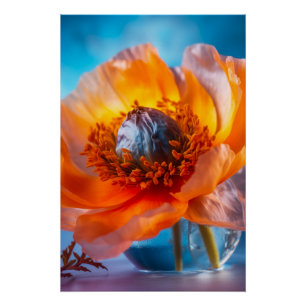 Oranje ventilator perfect poster