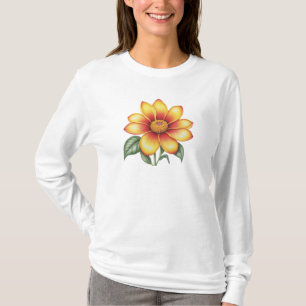 Oranje ventilator t-shirt