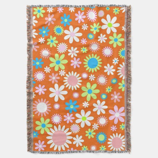 Oranje ventilatorvermogen deken (Voorkant Verticaal)