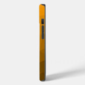 Oranje verloop geometrisch mesh patroon Case-Mate iPhone case (Achterkant / Links)