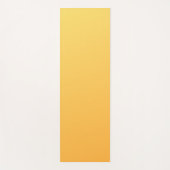 Oranje verloop Kleur  Yogamat (Voorkant)