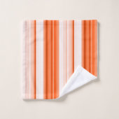 Oranje verlooppatroon bad handdoek (Wasdoekje)