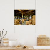 Oranje Verpakking Huis Waarschijnlijk Covina Calif Poster (Keuken)