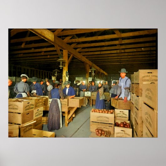 Oranje Verpakking Huis Waarschijnlijk Covina Calif Poster (Voorkant)