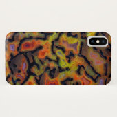 Oranje versteend dinosaurusbot Case-Mate iPhone case (Achterkant (horizontaal))