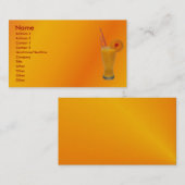 Oranje Visitekaartje (Voorkant / Achterkant)