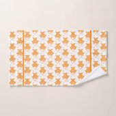 Oranje vissen bad handdoek (Handdoek)