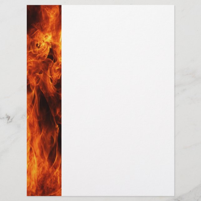 Oranje vlam (Voorkant)