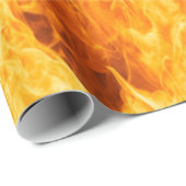 Oranje vlam cadeaupapier (Rol Hoek)