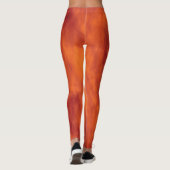 Oranje vlam leggings (Achterkant)