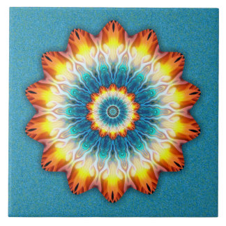 Oranje vlam tegeltje