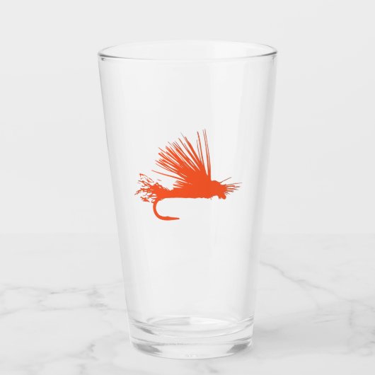 Oranje vliegen glas (Voorkant)