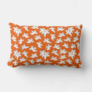 Oranje vliegende spoken Pillow Kussen