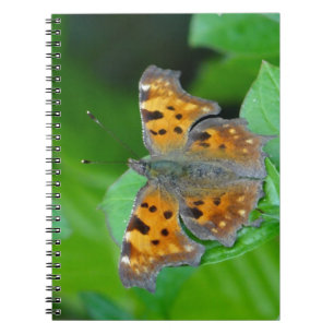 Oranje vlinder notitieboek