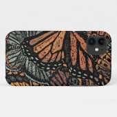 Oranje vlinderfantasie abstracte kunst Case-Mate iPhone case (Achterkant (horizontaal))