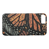 Oranje vlinderfantasie abstracte kunst Case-Mate iPhone case (Achterkant (Horizontaal))