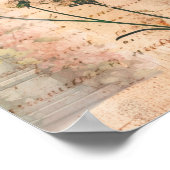  Oranje vlinders Poster (Hoek)