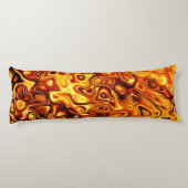 Oranje vloeistof lichaamskussen (Achterkant)