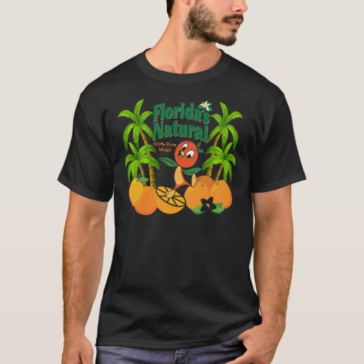 Oranje vogelklassieke T-shirt (Voorkant)