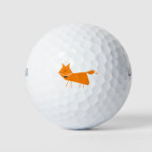 Oranje vos golfballen (Voorkant)