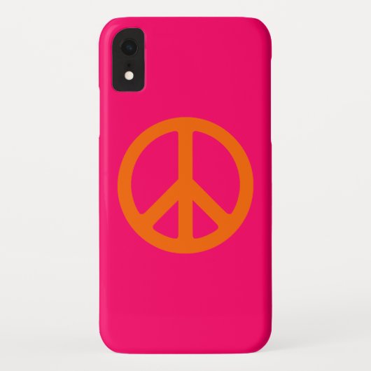 Oranje vredesbord Case-Mate iPhone case (Achterkant)