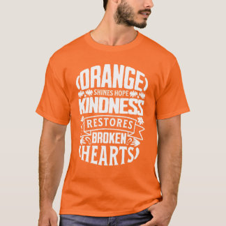 Oranje vriendelijkheid herstelt harten t-shirt